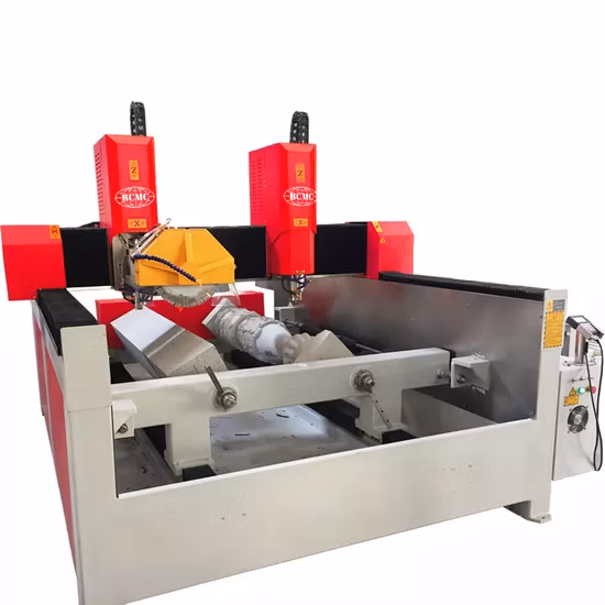 Bcmc Automatic 3D CNC Router Series Stone Carving Machine Engraving Stone Pillar Machinery Price Stone Curving Machine